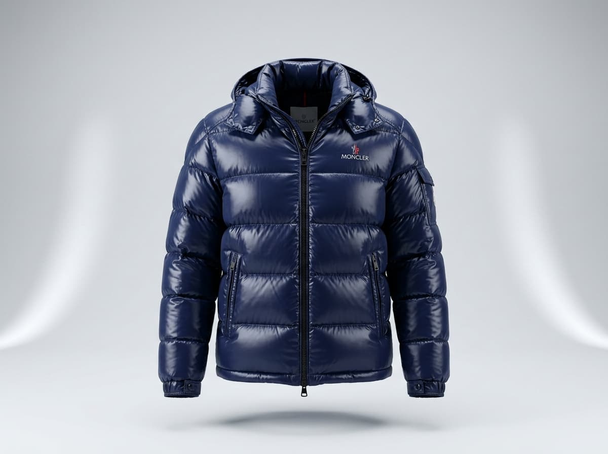 3D Puffer Jacket Mockup