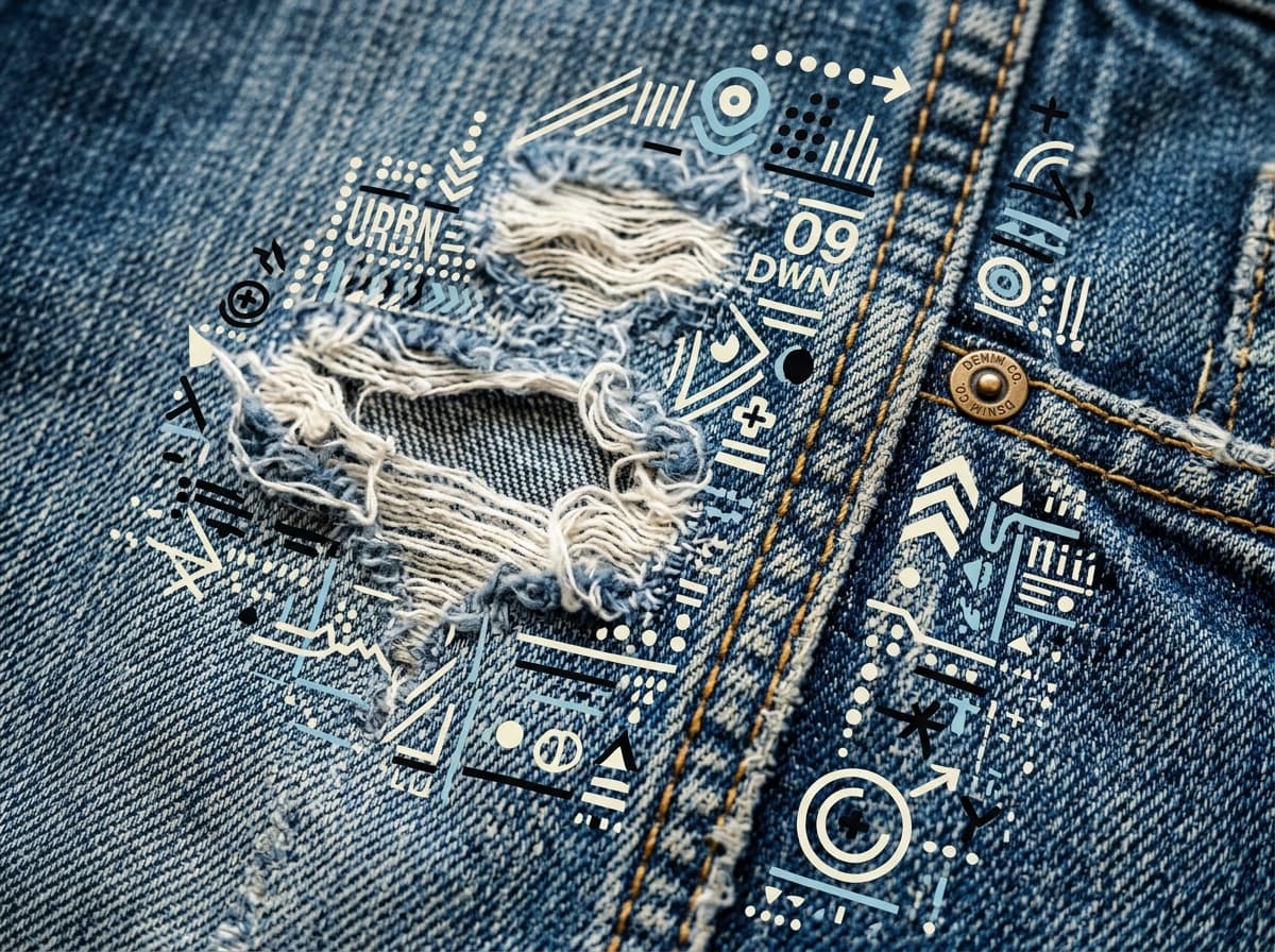 Vector Denim Textures & Rips