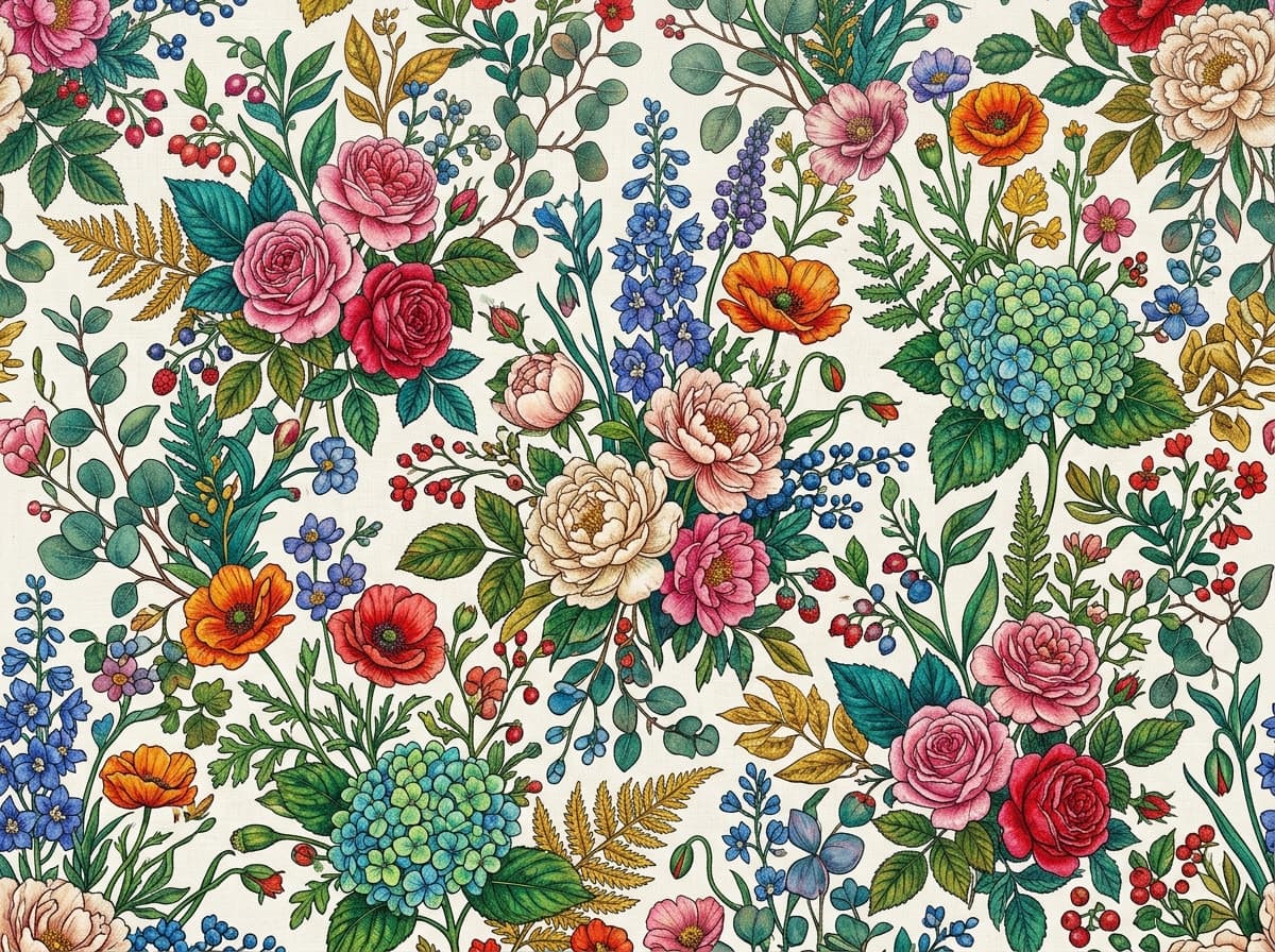 Seamless Floral Print Patterns